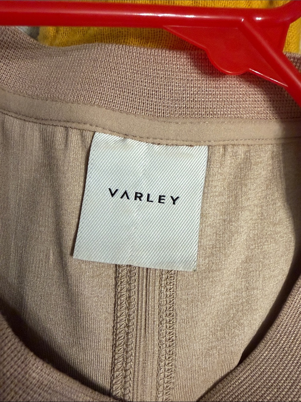 Varley Taupe Sleeveless Ribbed Maxi Dress - Picture 5 of 6